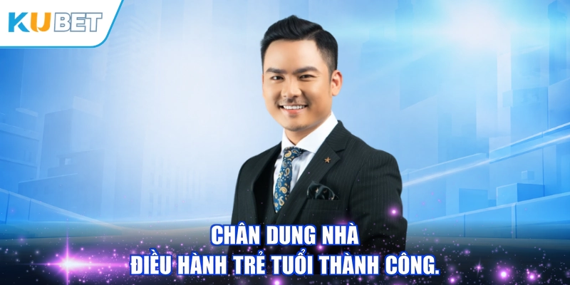 Chân dung nhà điều hành trẻ tuổi thành công.
