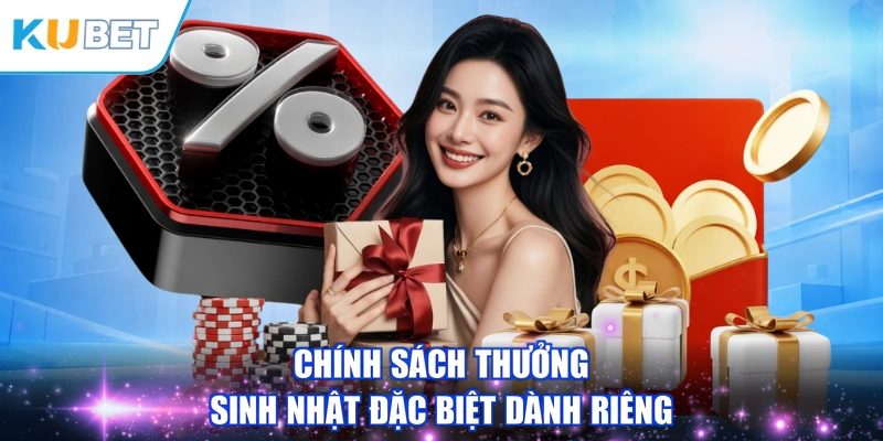 Chính sách thưởng sinh nhật đặc biệt dành riêng