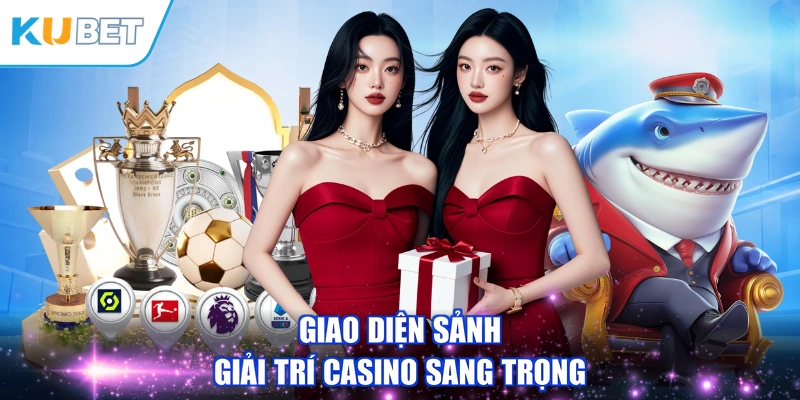 Giao diện sảnh giải trí Casino sang trọng